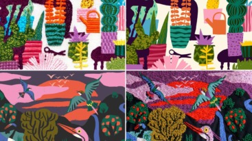 First two Stitchy Friday projects kopie