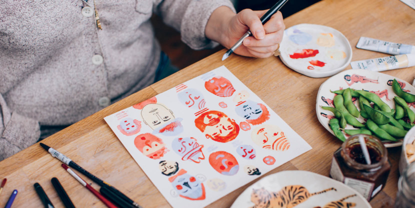 organize drawing night