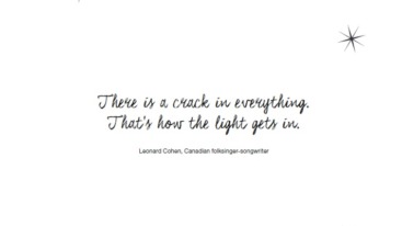 Quote Crack in Everything