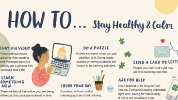 Flow Magazine poster Valesca – How to stay healthy and calm English 1200×600